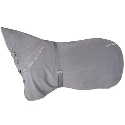 Classic Equine Econo Polar Fleece Cooler Blanket Grey M - size: M