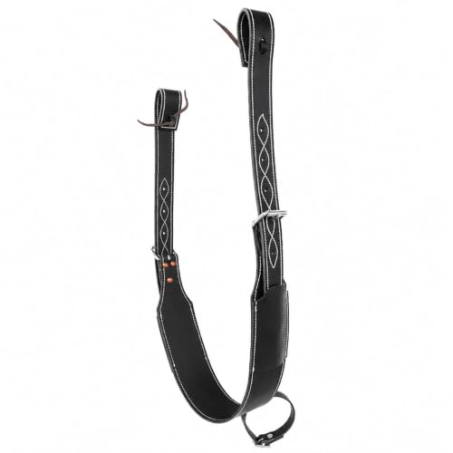 Pro Rider Challenger Western Horse Leather Rear Flank Back Saddle Cinch w/Billets 9758BK