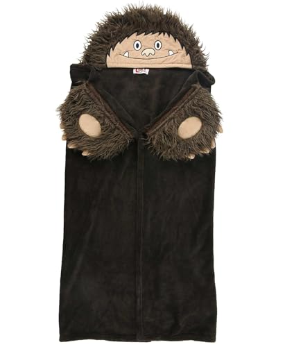 Lazy One Wearable Hooded Blanket for Kids, Animal Hooded Blanket (Bigfoot) - color: Bigfoot Hooded Blanket