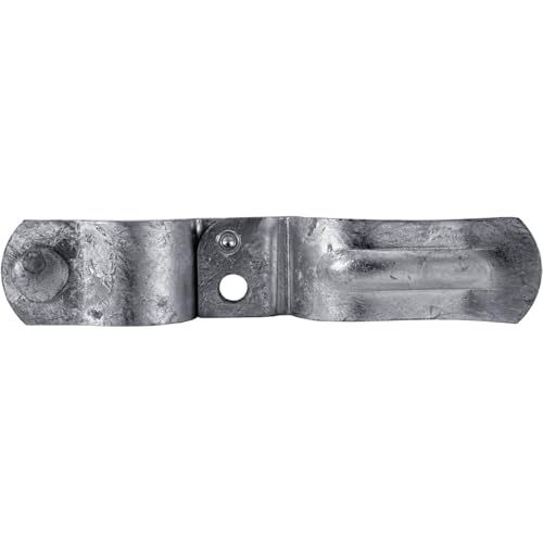 Heavy Duty Fork Latch (Bolt in) 1-5/8 x 1-7/8" Galvanized Pressed Steel - color: GALVANIZED, size: 1-5/8" x 1-7/8"