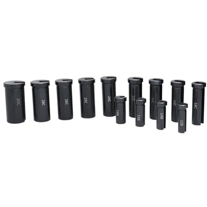 Accusize Industrial Tools No.70 Metric Hss Keyway Broach Set, 4 mm, 5 mm, 6 mm and 8 mm Keyway Size, Style B and C, 5100-0070
