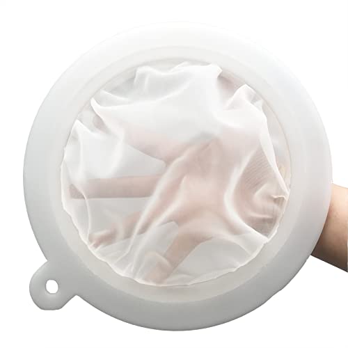 8.4in 400 Mesh Big Nylon Filtering Strainer Mesh Ultra-Fine Sediments Sieve Sifter Filter for Straining Wine,Ferment - color: 400Mesh A