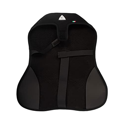 ACAVALLO Seat Saver Jump Gel Out 10mm Gel Thickness - color: Black, size: Large