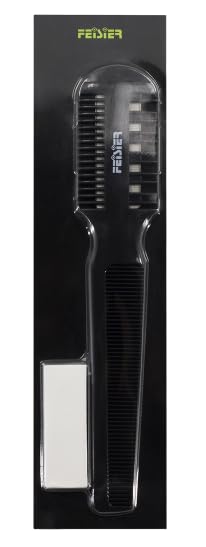 Hair Cutting Comb - Double Edge Razor for Thin and Thick Hair Trimming and Styling with 5 PCS Spare Blades - size: Medium