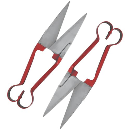 Single Bow Economy Sheep Shears – Ergonomic Design with Back Enameled Handles, 6" Sharp Blades, Ideal for Sheep, Goats, and Livestock – Comfortable and Durable Tool (Shears 14 Inch) - size: Shears 14 Inch