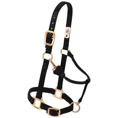 Weaver Leather Original Adjustable Nylon Horse Halter, Yearling, Hunter Green