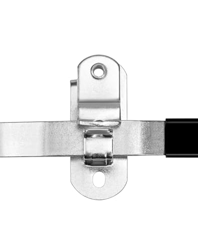 QWORK Cargo Trailer Cambar Cam Bar Lock, 36" Trailer Door Latch, Zinc Plated, Folding Ramp Door, RV Hauler, Single Hinge Point & Mounting Hardware