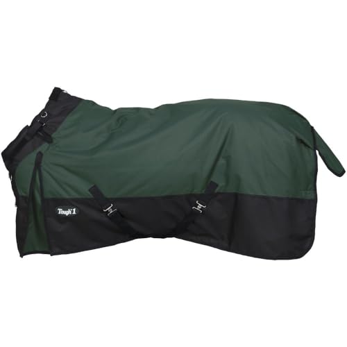 Tough 1 1200D Snuggit Turnout 200g 75In Hunter Gre - color: Hunter Green, size: 75In