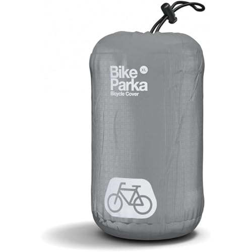 BikeParka XL Waterproof Bicycle Cover - PAVEMENT Grey - color: Pavement Grey