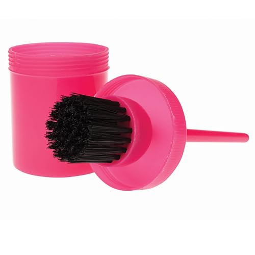 Roma Brights Hoof Oil Brush & Bottle, Hot Pink - color: Hot Pink
