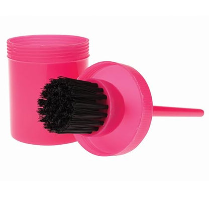 Roma Brights Hoof Oil Brush & Bottle, Hot Pink - color: Hot Pink