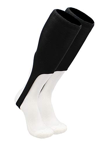 TCK 9 Inch Solid Baseball Stirrups - Adult and Youth - color: Black, size: Medium