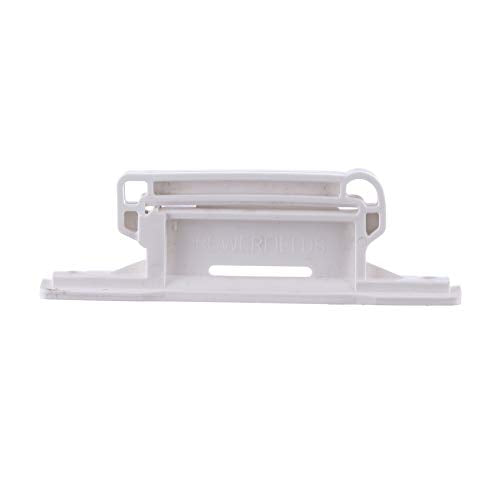 25-Pack Electric Fence Wood Post Poly Tape Insulators, White - color: White