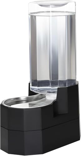 Sfozstra 9L Elevated Dog Water Dispenser: Senior Dog Friendly - color: Black, size: 9L Raised