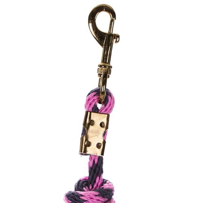 Equinavia Stella 8' Lead Rope with Snap Buckle - Navy/Bright Pink - One Size - color: Navy/Bright Pink