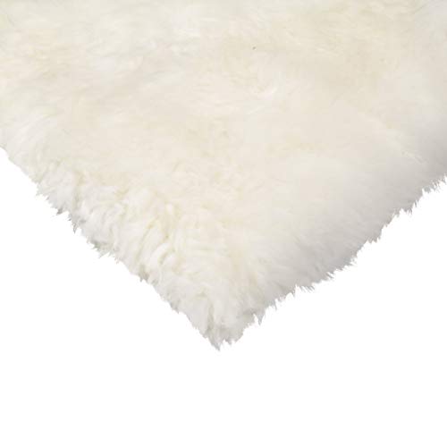 Natural Sheepskin Chair Pad, Non-Slip, Natural, 4 Pack - color: Natural, size: 4 Count (Pack of 1)