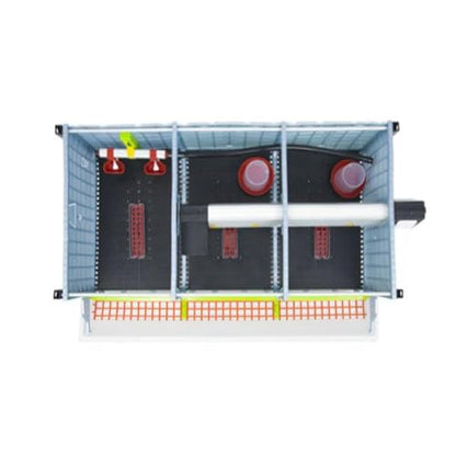 Hatching Time 9.5" Chick Brooders – Stackable or 2-Section Options with Automatic Heating, Modular Design, Easy to Clean, Ideal for Quail, Pheasant, and Baby Chicks (Layer Addition) - style: 3 Section, Additional 1 Layer