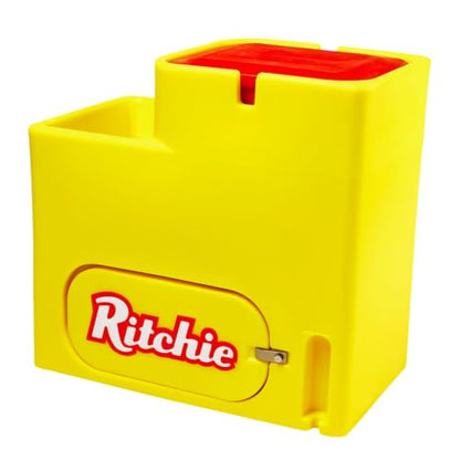 Ritchie Watermatic 100 Automatic Cattle Horse Waterer, 2.8 Gallon Capacity, 1-Sided Fully Insulated Heavy Duty Water Fountain for Horses, Cattle, Sheep & Goats - color: Yellow