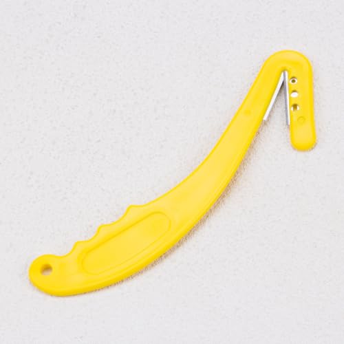 ZORZA 1Pcs Unloading Label Plastic Tag Removernt Easy Use Goat Sheep Pig Ear Tag Removal Livestock Ear Remover Farming Essential Tools (Yellow) | Sharp Steel Blade,Ergonomic Handle,Makes Farmer Farming Tasks Easier,for Animals Livestock Including Sheep Ca