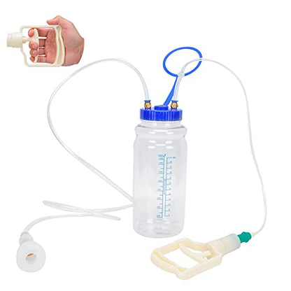 Fydun Goat Milking Machine, Portable Household Machine, Milk Handling Supplies Manual Milker with Vacuum Pressure Pump Making Sheep Hand Pulse for Goats (Single Sided) - size: Single Sided