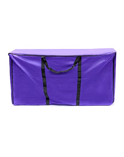 QWORK Hay Bale Storage Bag, 420D Horse and Livestock Hay Bale Bag, Large Tote Waterproof Collapsible Bag Hay Bale Tote Bag with Zipper (Pack of 2) - size: 2 pack