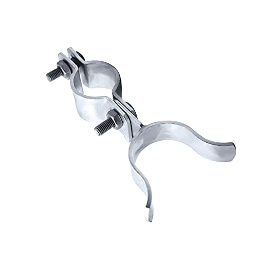 1-3/8" x 1-5/8" Fork Latch Galvanized Fence Gate Latch for Chain Link Fence Gate Frames with Padlock Hole Wall Mount to Post or Wall