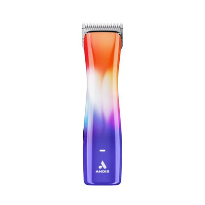 Andis 563125 Emerge Lite Cord/Cordless Pet Clipper, Cosmic Crush | Single-speed rotary motor, stainless-steel detachable blade, lightweight dog grooming clipper