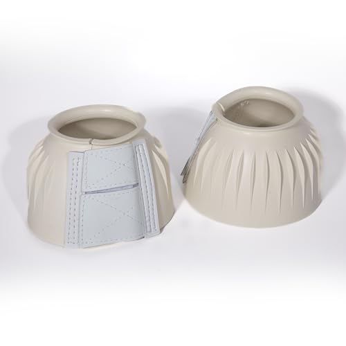 Professional's Choice Easy On Rubber Bell Boots | Sold in Pairs - color: White, size: X-Large