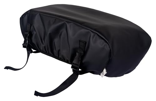 Eudora Waterproof Small Winch Cover for 2500-5500 lb Electric Winches | Heavy-duty vinyl sheds rain, resists UV, frost, dust; elastic hem and straps secure ATV UTV trailer winches against wind