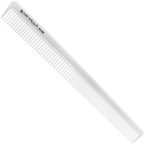 Sam Villa Artist Series Professional Detailing & Hair Parting Comb - color: Ivory
