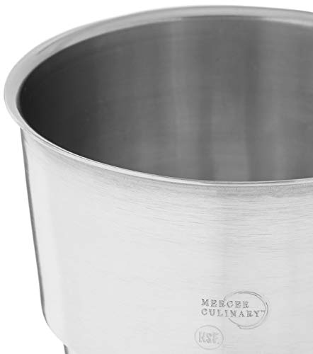 Mercer Culinary Shake Collar, 4.44 Inch Top Diameter, Stainless - size: 4.44 Inch