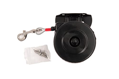 Lixit® Bracket Mount and Stake Retractable Leash Tie Outs for Dogs (Large (Pack of 2), Bracket) - size: Large (Pack of 2)