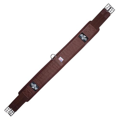 PROFESSIONAL'S CHOICE VenTech English Ventilated Horse Girth - color: Chocolate