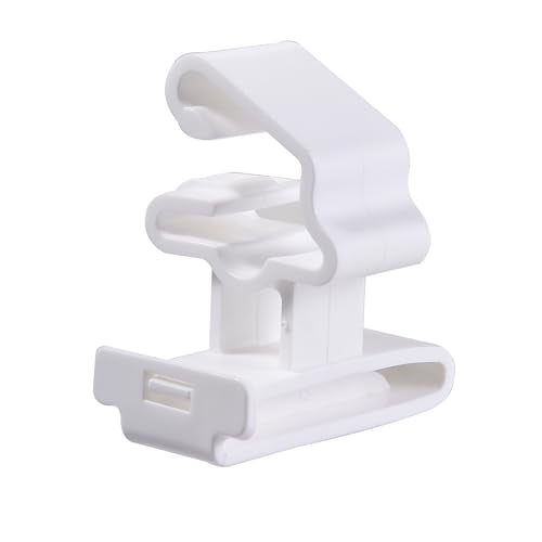 Electric Fence T-Post Insulators for Electric Fence Polytape, White, 50 - color: white, size: 50