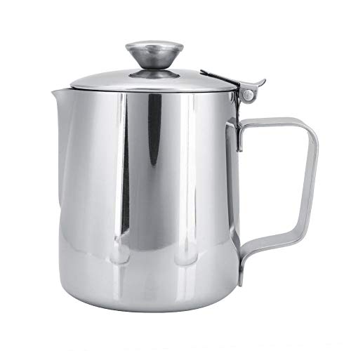 Espresso Accessories,Milk Frothing Pitcher,Milk Pitcher,Milk Frother and Steamer,Frothing Pitcher,Coffee Steaming Pitcher Milk Frothing Mug with Lid 1500mL