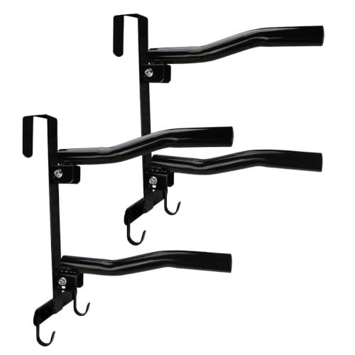 Country Pride Folding Saddle Rack Double with Hooks (Qty: 2) - size: Qty: 2