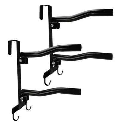 Country Pride Folding Saddle Rack Double with Hooks (Qty: 2) - size: Qty: 2