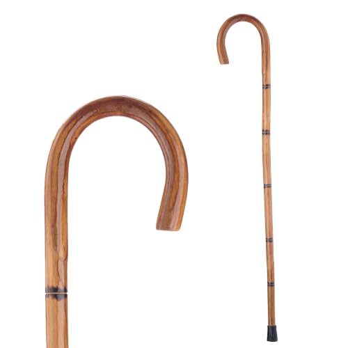 Dress Up America Classic Wooden Walking Cane – Lightweight Wood Cane with Rubber Tip, 35.5" & 32" Everyday Walking Stick, Accessory, Magician, Formal Wear, Halloween & Cosplay - size: Adults - 35.5"