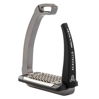 Acavallo Rel-X Easy Stirrups - color: Titanium