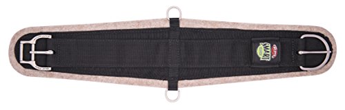 Weaver Leather Wool Blend Felt Lined Smart Cinch, Straight, - size: 32 Inch, style: Roper