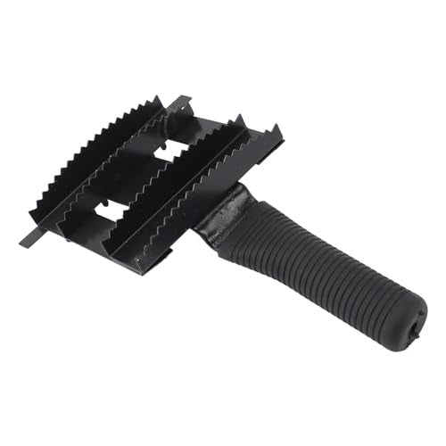 Heavy Duty Livestock Grooming Brush, Dual Sided with Massage Itch Relief Function, Professional Shedding Comb, ABS Iron