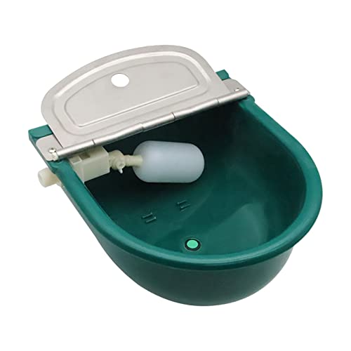 Plastic Automatic Water Bowl with Stainless Steel lid & Float Valve