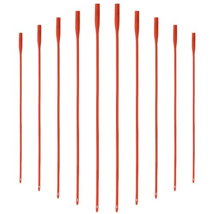 Rubber Lamb Feeding Tubes 16" x 16FR, for Goat Piglet Puppy,Red,10 Pack - color: 10 Pack, size: 16 FR