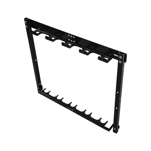 Buyers Products LT46 Vertical Rack for Enclosed Landscape Trailers & Garage or Shed Walls Holds 5 Hand Tools, Accessories For Open & Closed Landscape Trailers, Landscape Tools