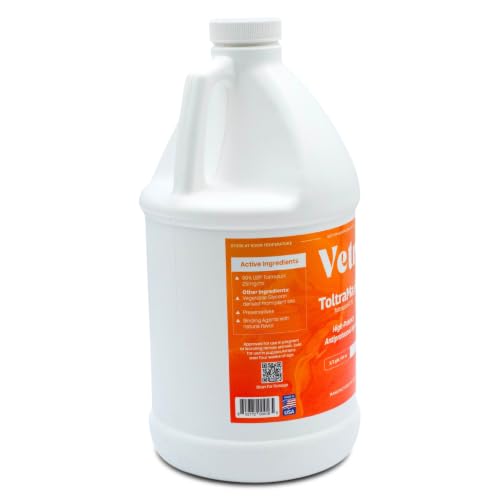 Toltrazuril 2.5% for Horses, Dogs, Cats, 1/2 Gallon, For Non-food chain animals - size: 2.5% Strength | 1/2 Gallon