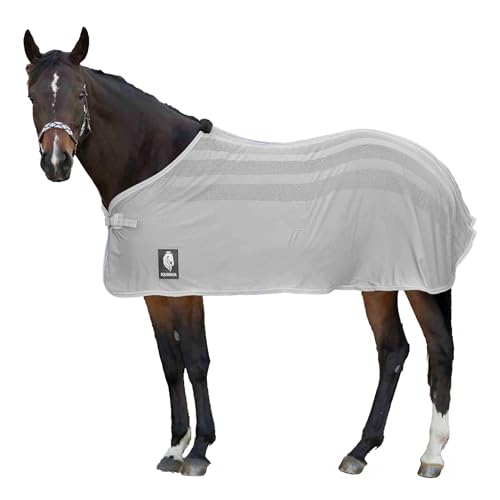 Equinavia Sefyr Breathable Lightweight Cooling Scrim Sheet - Slate Gray - S - color: Slate Gray, size: S