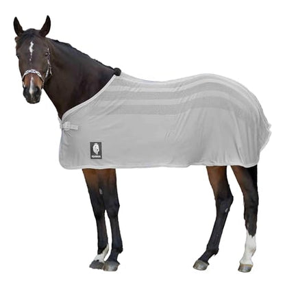 Equinavia Sefyr Breathable Lightweight Cooling Scrim Sheet - Slate Gray - S - color: Slate Gray, size: S