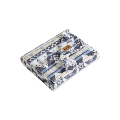 Wrangler - Blanket, Polyester, Medium Weight, Year-Round Comfort - color: Jesse Blue, size: 50" x 70"