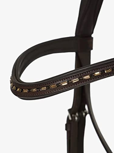 LeMieux Arika Dressage Bridle - color: Black/Silver, size: Pony