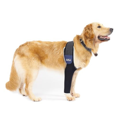 Dog Leg Sleeve, Medical Dog Cone Alternative, Shoulder Protect Sleeve for Dogs with Strechy Adjustable Elastic Band, for Hot Spots, Wounds, Bandages, Prevent Licking Elbow Brace Protector | Prevent Licking Ensure Faster Recovery, Cone Alternative, Breatha